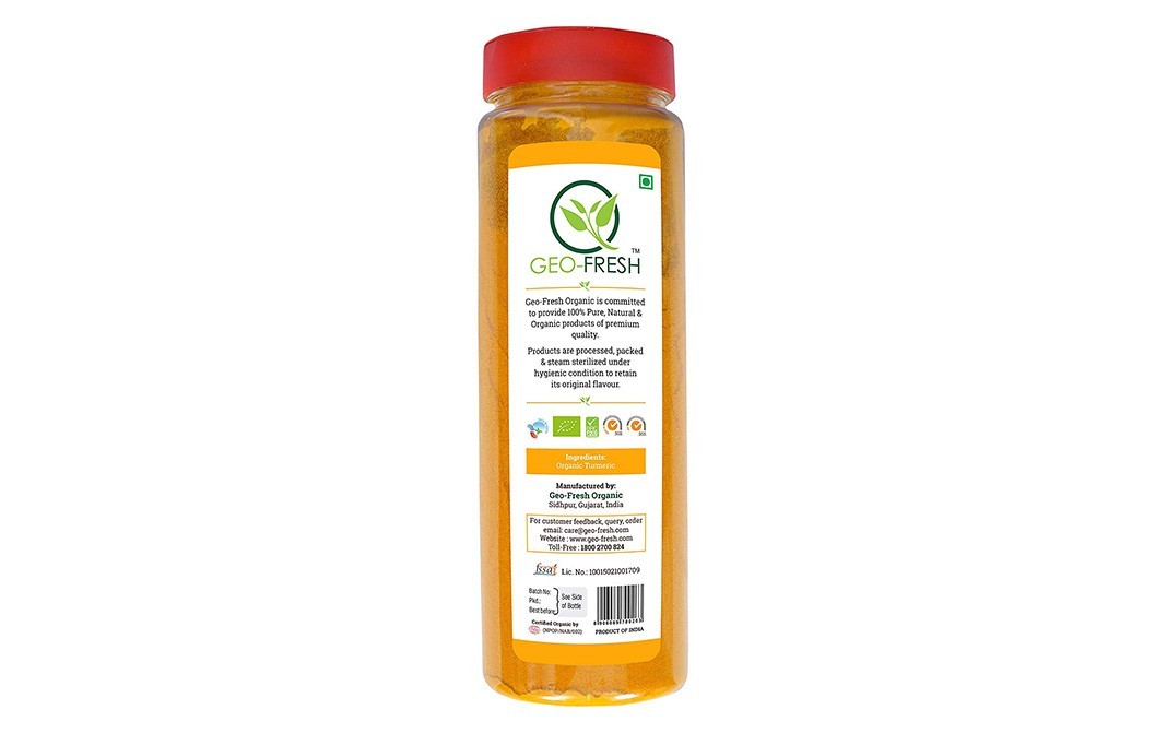 Geo-Fresh Organic Turmeric Powder    Bottle  200 grams
